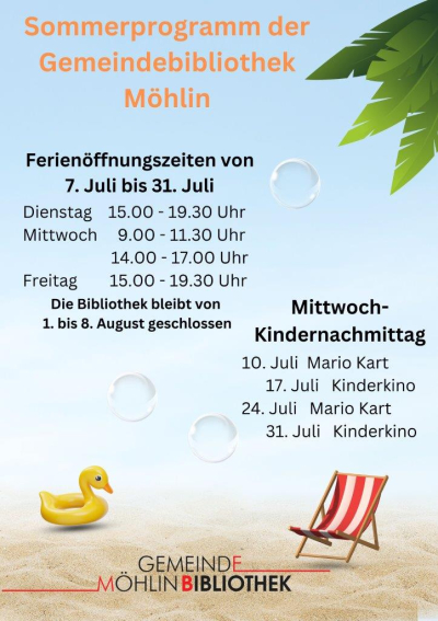 Sommerprogramm - KinderKinoMittwoch