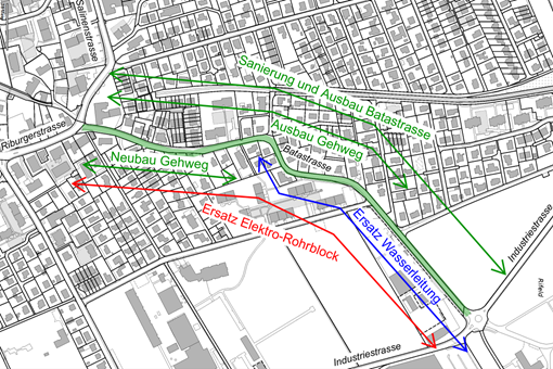 2024.09.04 Strassenkarte Sanierung Batastrasse